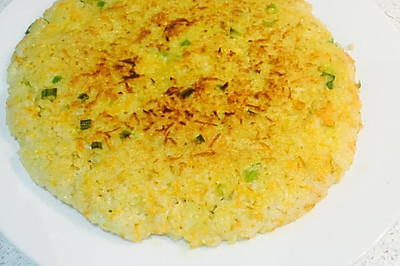 黄金米饼-剩米饭的利用-早餐