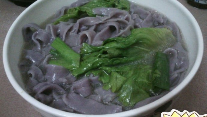 紫薯面条（手擀）
