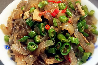 辣炒回锅肉薯粉