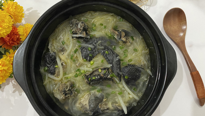 白萝卜丝乌鸡汤