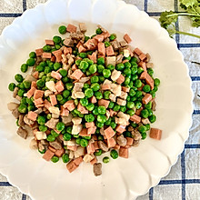 豌豆肉粒火腿肠，孩子喜爱饭秒光