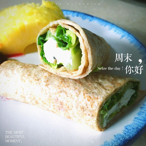凯撒鸡肉卷