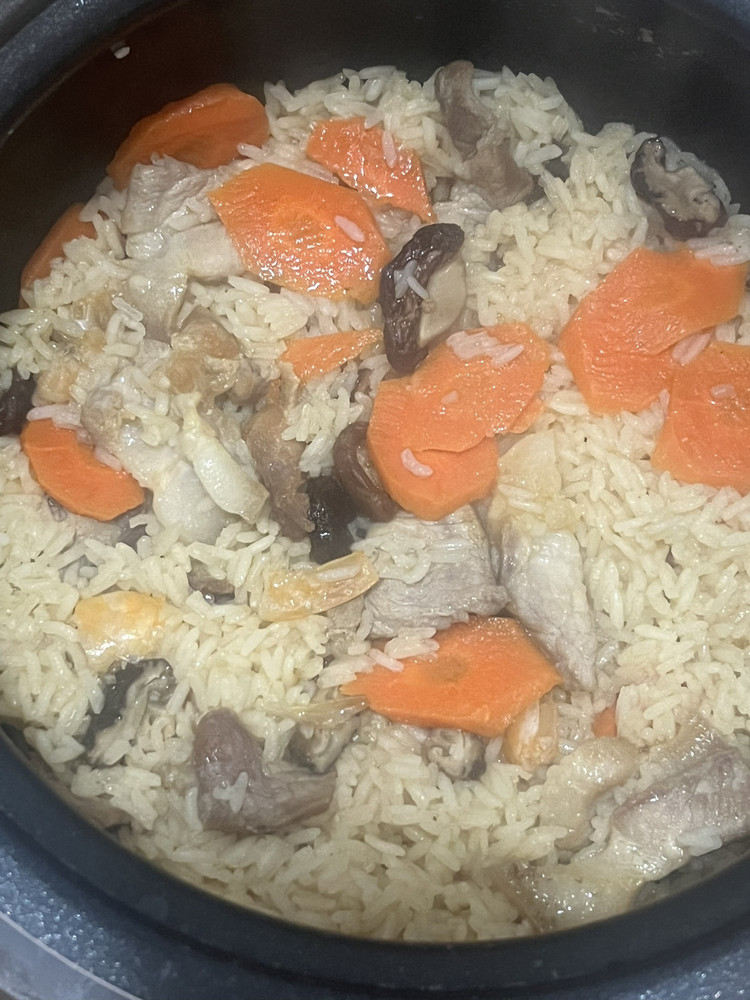 胡萝卜闷饭的做法