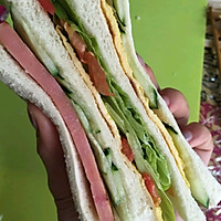 教你做简单的三明治的做法图解10