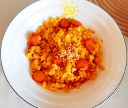 #轻食季怎么吃#番茄沙司炒饭的做法