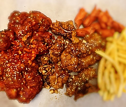 #餐桌上的春日限定#双味韩式炸鸡的做法