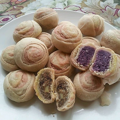 草莓紫薯酥/巧克力酥