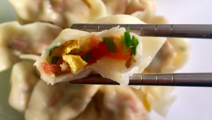 番茄鸡蛋水饺