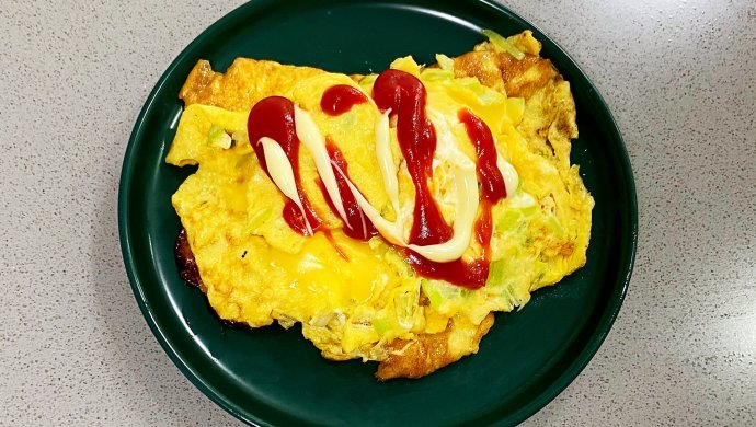 【孕妇食谱】火腿芝士蛋卷，色泽金黄，营养丰富～