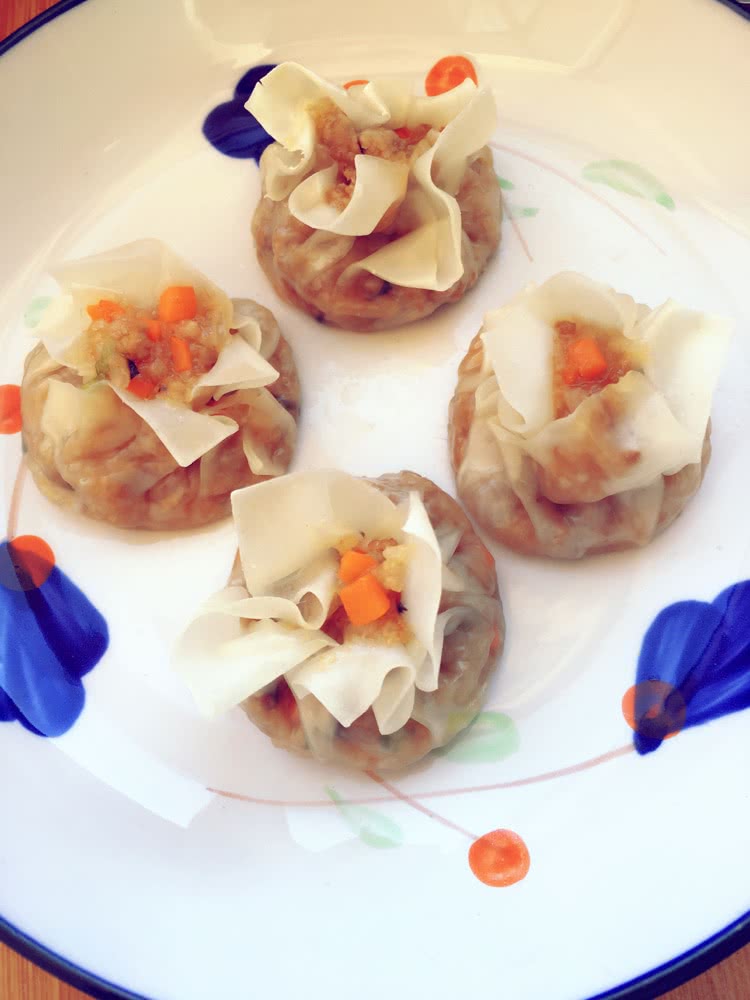 糯米烧卖（馄饨皮）的做法图解5