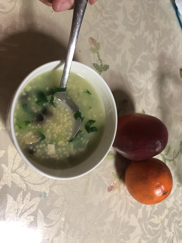 海参鲍鱼青菜粥的做法