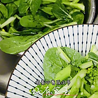 #晒出你的中秋团圆饭##宁夏菜心，清洗蔬菜的方式，清炒菜心的做法图解4