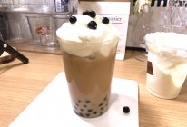 雪顶珍珠奶茶的做法