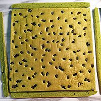 抹茶蜜豆蛋糕卷的做法图解19