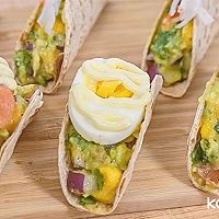 #带着美食出去浪#低脂低卡|牛油果全麦Taco的做法图解8
