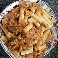 泡菜年糕的做法图解6