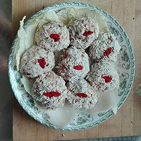 豆腐香菇藕糯米丸子的做法图解3