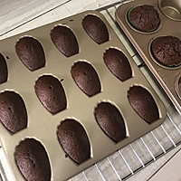 植物油版巧克力可可玛德琳 ukoeo 高比克风炉制作的做法图解8