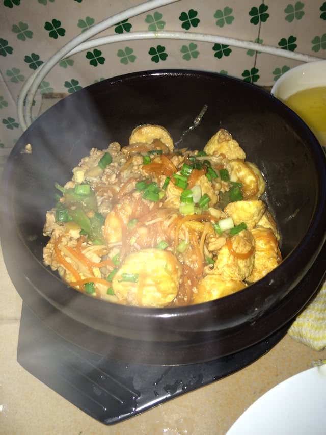 日本豆腐肉末煲