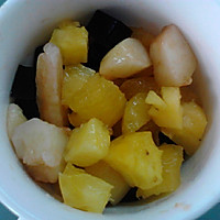 #夏日开胃餐# 胚芽酸奶水果捞的做法图解3