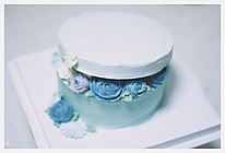 韩式裱花柠檬磅蛋糕花盒#约会MOF#的做法