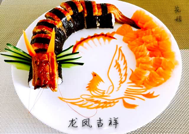 龍形寿司的做法