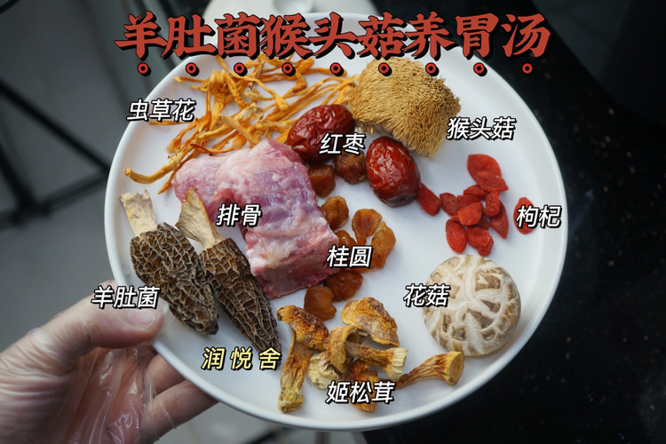 羊肚菌猴头菇养胃汤！饮食不规律、胃痛、胃酸胃溃疡喝它的做法