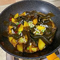 #菜油就选外婆乡，新鲜开榨抢先尝#海带炖土豆的做法图解11