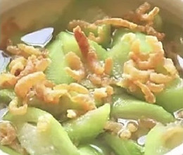 虾米丝瓜汤5的做法