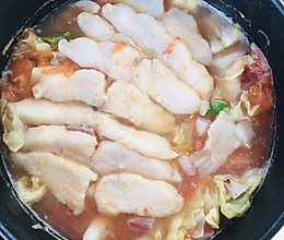 低脂酸辣巴沙鱼汤的做法