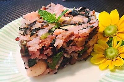 红苋菜炒饭
