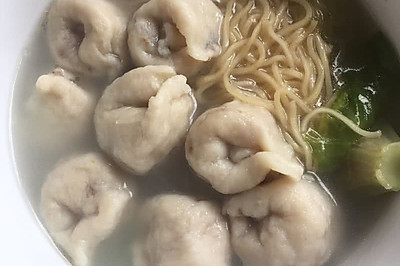 广州传统美食 鱼包（鱼皮饺子）