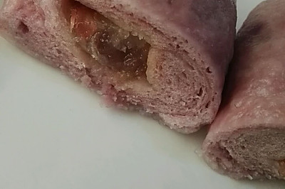 紫薯香肠卷