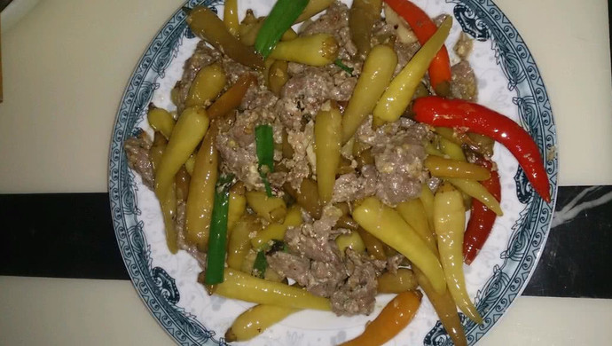 简便式泡椒牛肉