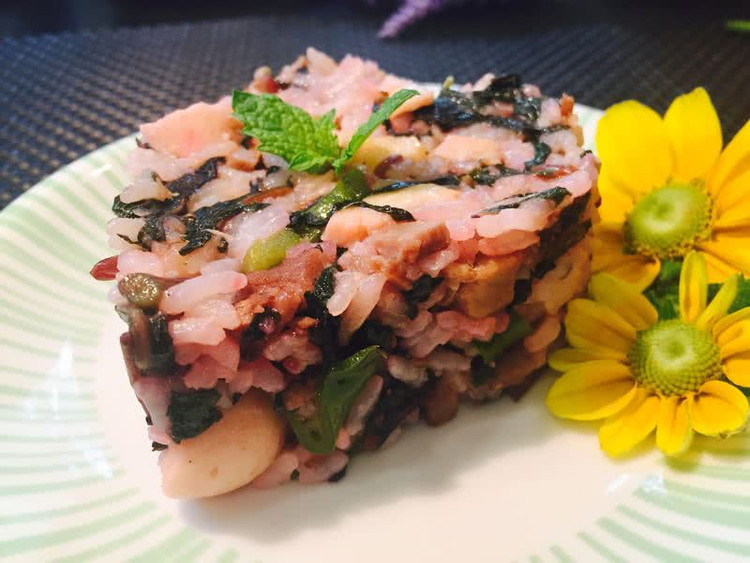 红苋菜炒饭的做法