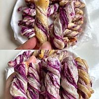 紫薯扭扭酥！一口酥脆的做法图解3