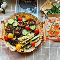 #加油 英格兰#蒜香风味菌菇蔬菜空气炸，不怕胖比烧烤更好吃哦的做法图解32