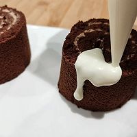 芝士奶盖巧克力蛋糕卷，福利中福利的做法图解12