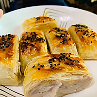 #餐桌上的春日限定#简单手抓饼芋头卷红薯卷的做法图解7