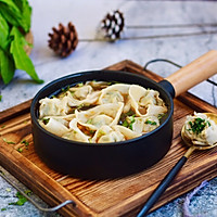  猪肉荠菜云吞#春天肉菜这样吃#的做法图解17