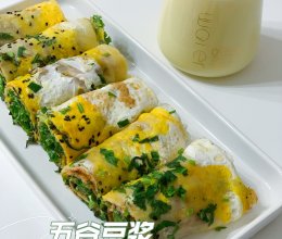 五谷豆浆&五谷煎饼的做法