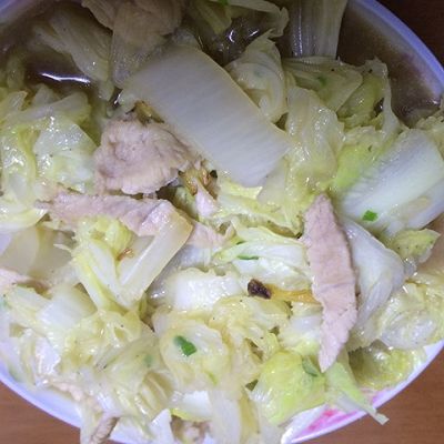 白菜肉片
