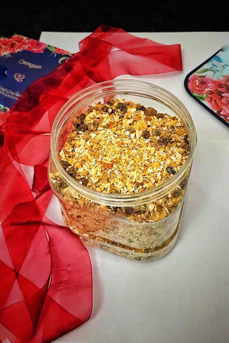 granola无油低卡烤燕麦片的做法