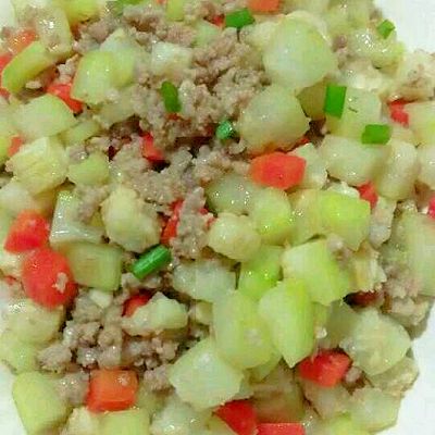 节瓜胡萝卜肉米