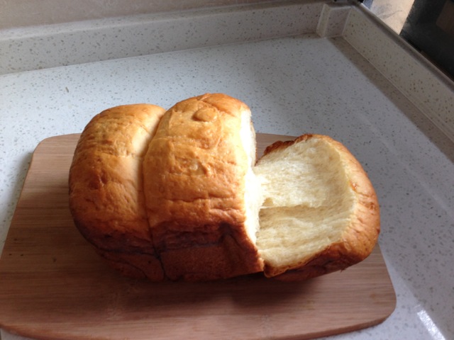 面包机版表面倔强内心柔软的面包的做法