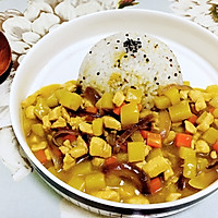 鸡胸肉版咖喱鸡饭的做法图解6