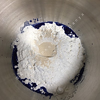蝶豆花果干面包（蝶豆花天然色素）的做法图解3