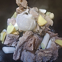 #晒出你的中秋团圆饭#酸菜脊骨炖粉条的做法图解7