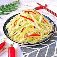 #快手又营养，我家的冬日必备菜品#尖椒土豆丝的做法图解5
