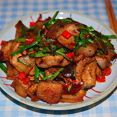 蒜苗回锅肉